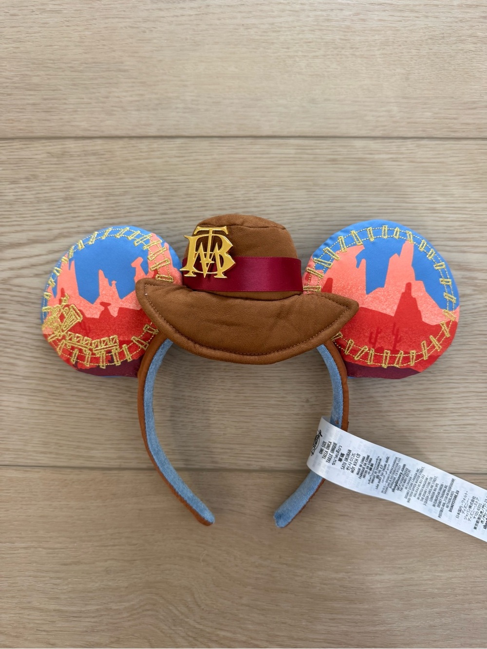 Disney Parks Big Thunder Mountain Mickey Ears WDW 50th Anniversary Headband